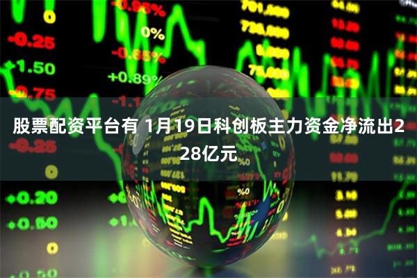 股票配资平台有 1月19日科创板主力资金净流出228亿元